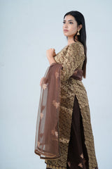 Regal Embroidered Palazzo Salwar Suite with Designer Dupatta KURTI JCS Fashions