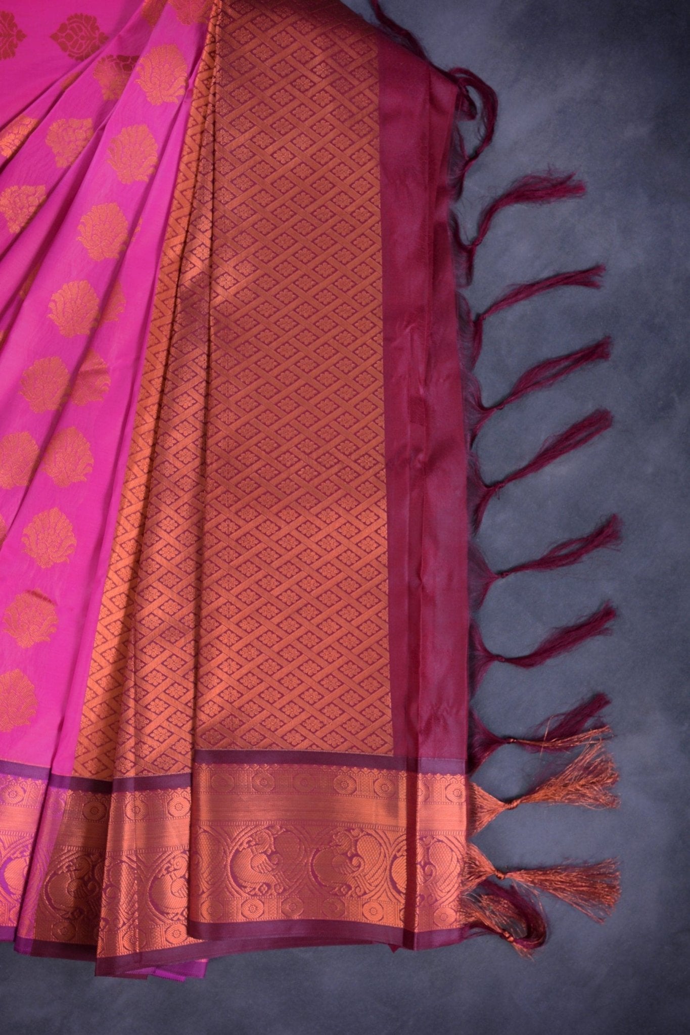 Regal Peacock Motif Saree – Elegant Traditional Luxury From JCSFashions Saree JCS Fashions