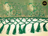 Semi Ikkat Saree With Gadwal Borders - A Fusion of Tradition & Trend Saree JCS Fashions