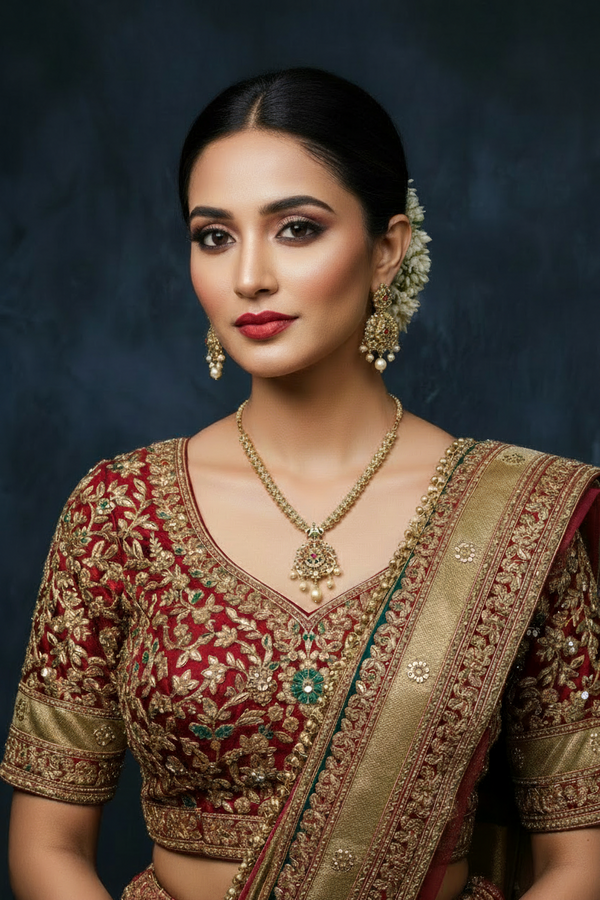 Multicolor Short Necklace and Earrings Set