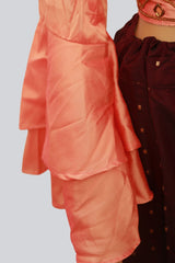 Silk Crop Top Lehenga Set - Elegant 2-Piece Ensemble | Size 40" LEHENGA JCS Fashions