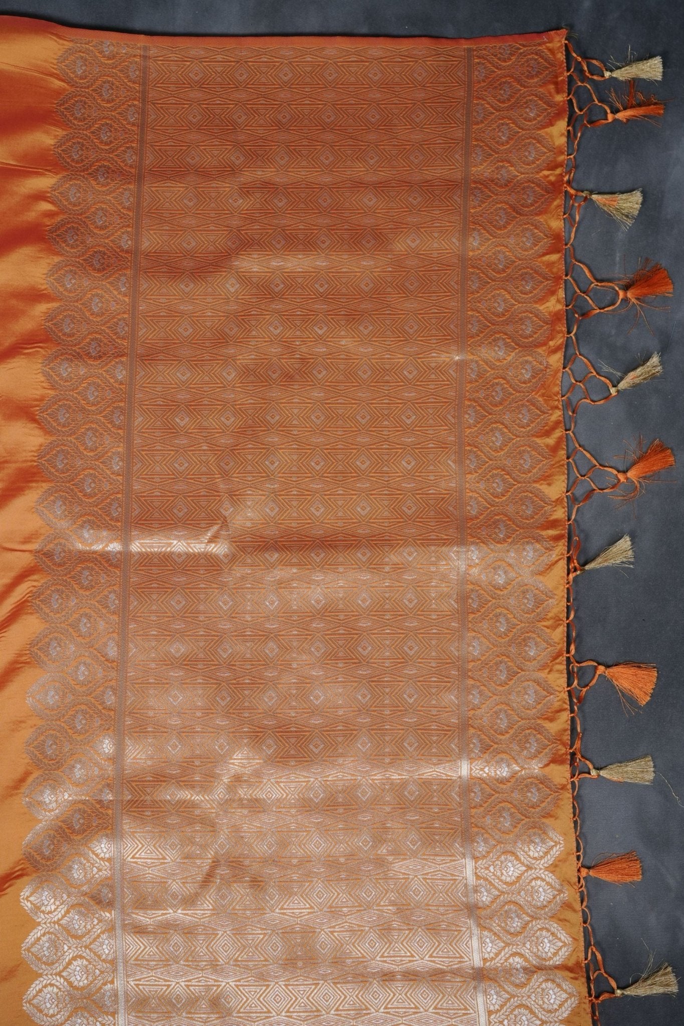 Soft Silk Sarees with Allover Antic and Silver Motifs at JCS Fashions SAREE JCS Fashions