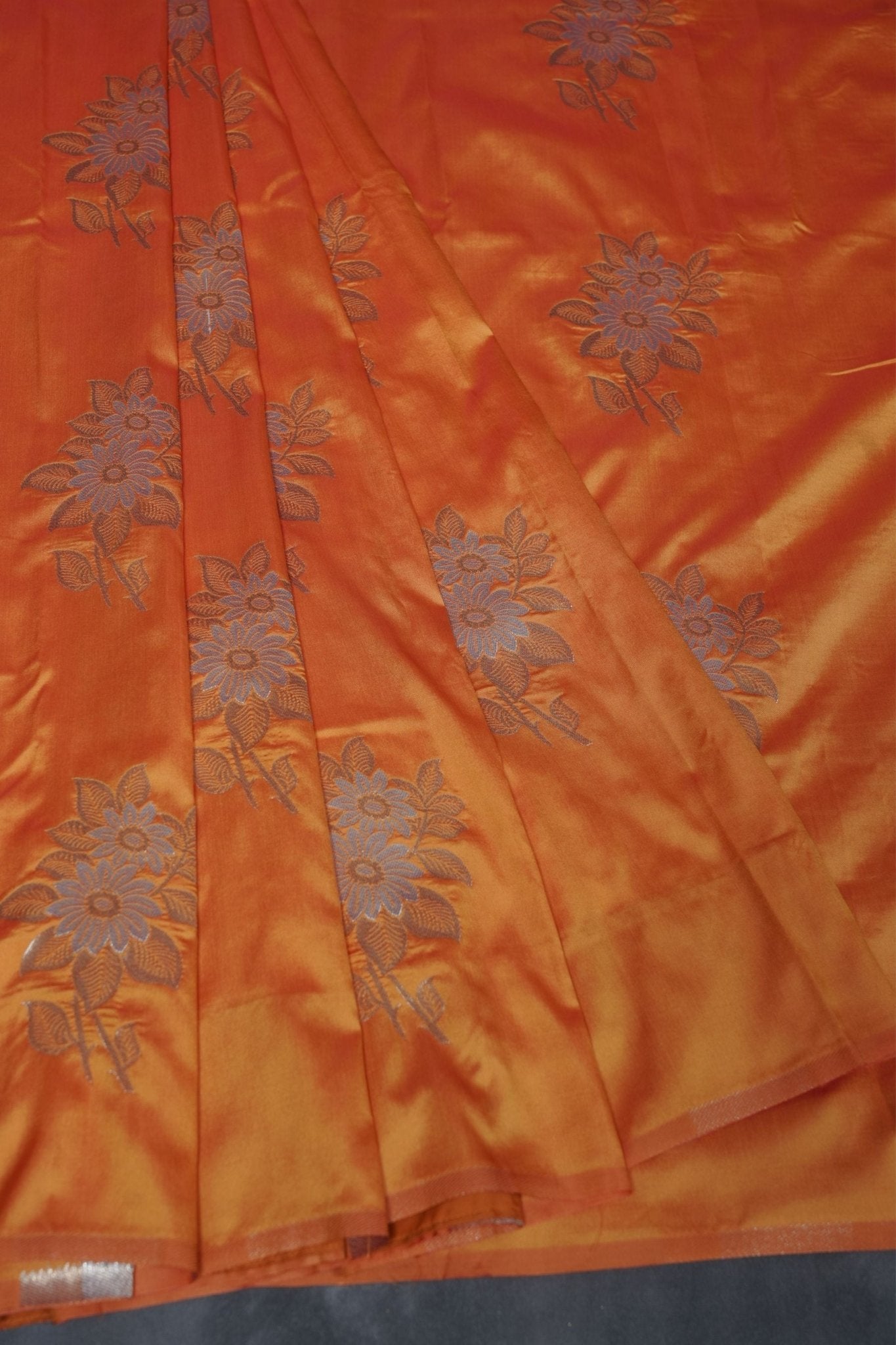 Soft Silk Sarees with Allover Antic and Silver Motifs at JCS Fashions SAREE JCS Fashions