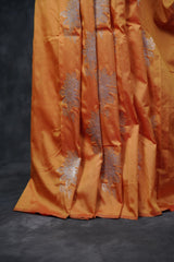 Soft Silk Sarees with Allover Antic and Silver Motifs at JCS Fashions SAREE JCS Fashions