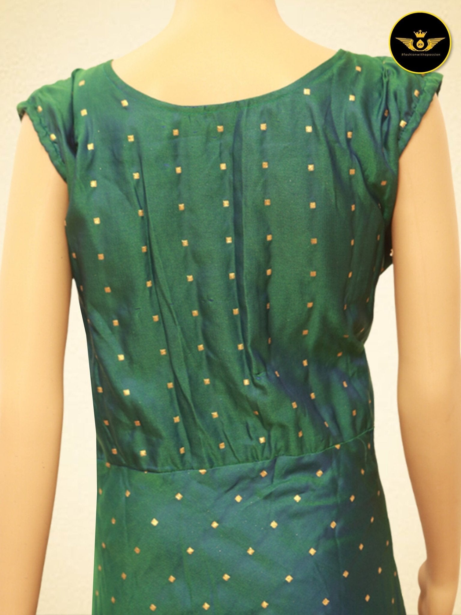 Traditional Indian Long Frock/Gown with heavy work - JCS Fashions