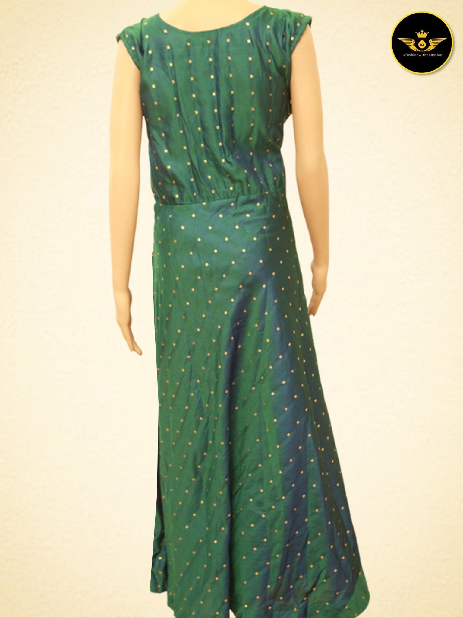 Traditional Indian Long Frock/Gown with heavy work - JCS Fashions
