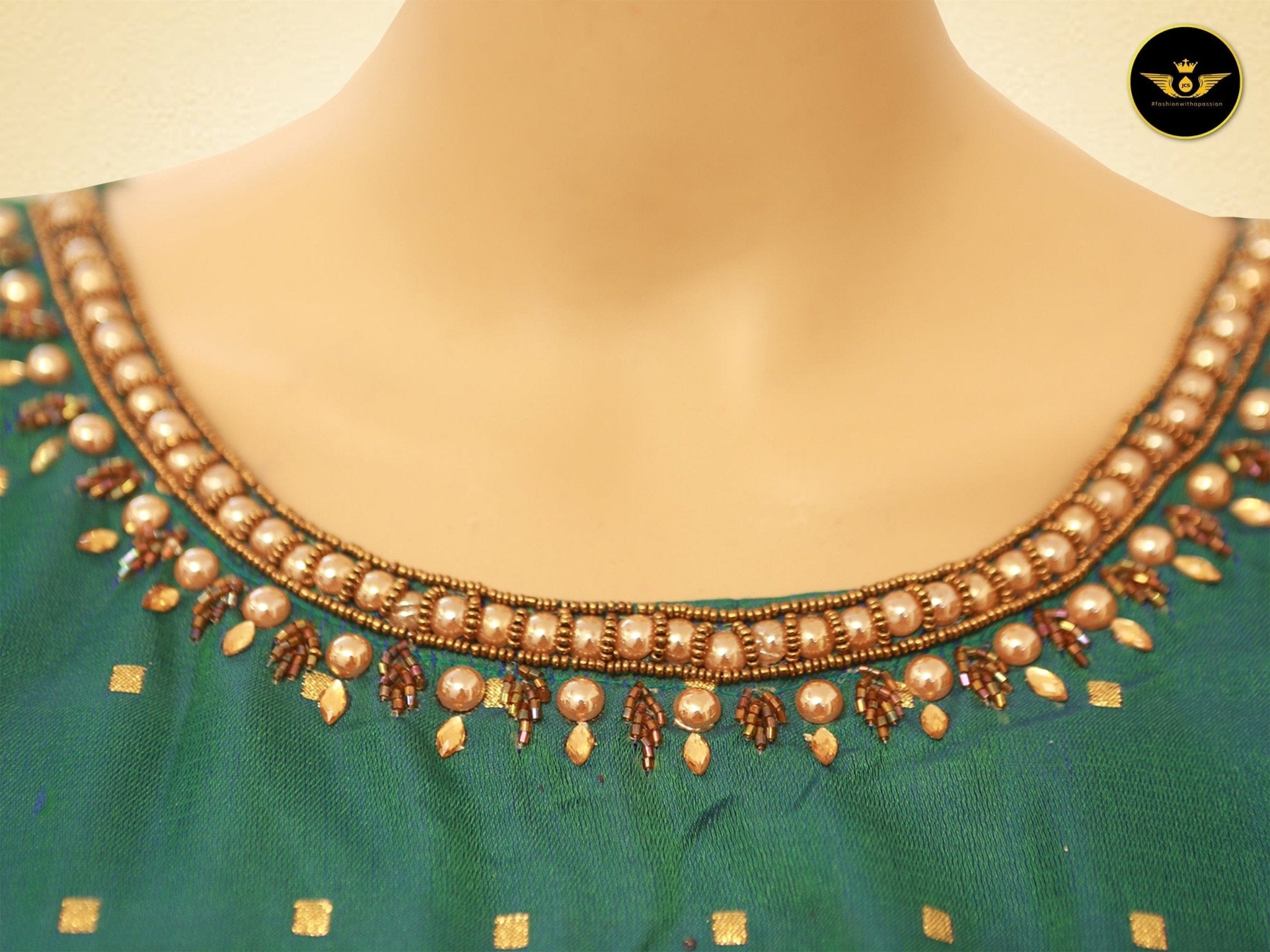 Traditional Indian Long Frock/Gown with heavy work - JCS Fashions