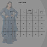 Unique Georgette Salwar Suit with Skirt - Embelished with Sequin Work KURTI JCS Fashions