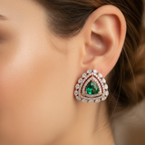 Very elegant, Beautiful and light weight Stone Stud earring