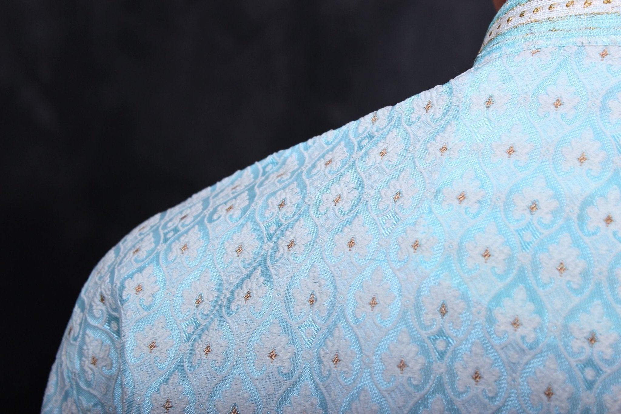 White Jacquard Men's Kurta - Versatile Ethnic Wear by JCS Fashions Men JCS Fashions