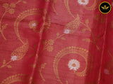 Zari Weave Semi Silk Saree with Long Borders - Elegant and Rich Saree JCS Fashions