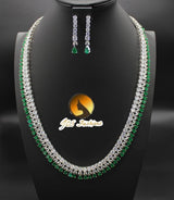 Cubic Zirconia Chain with Earring