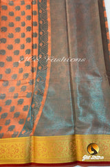 Gorgeous Cotton Silk Saree With Running Blouse Piece