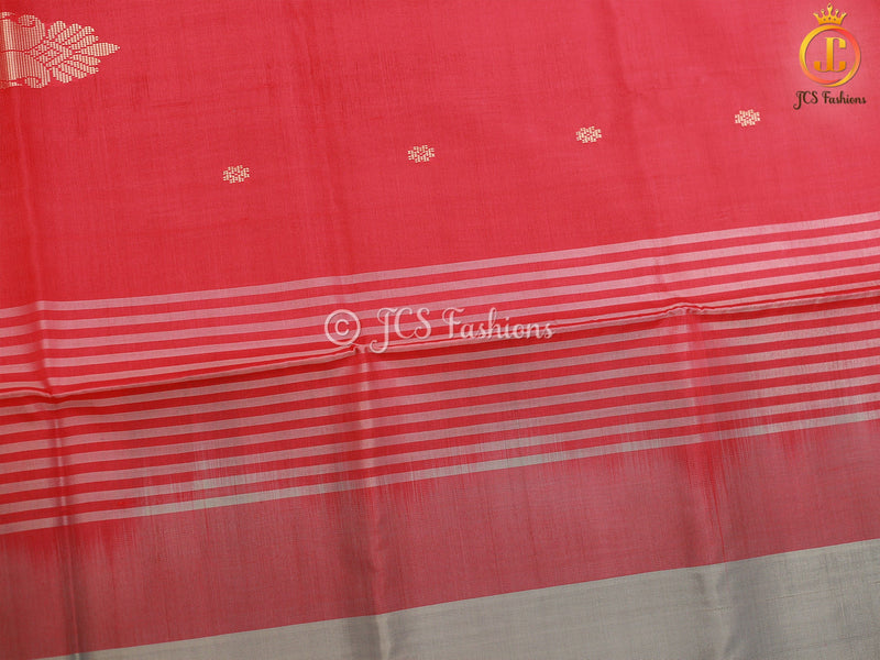 Timeless Elegance Hand Woven Indian VAALAI Pattu Sarees
