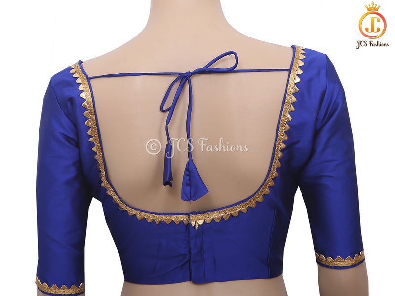 Sabyasashi Cut Ready-Made Blouse, Lehenga Blouse, Stylist Back Open Saree Blouse in Dark Colors