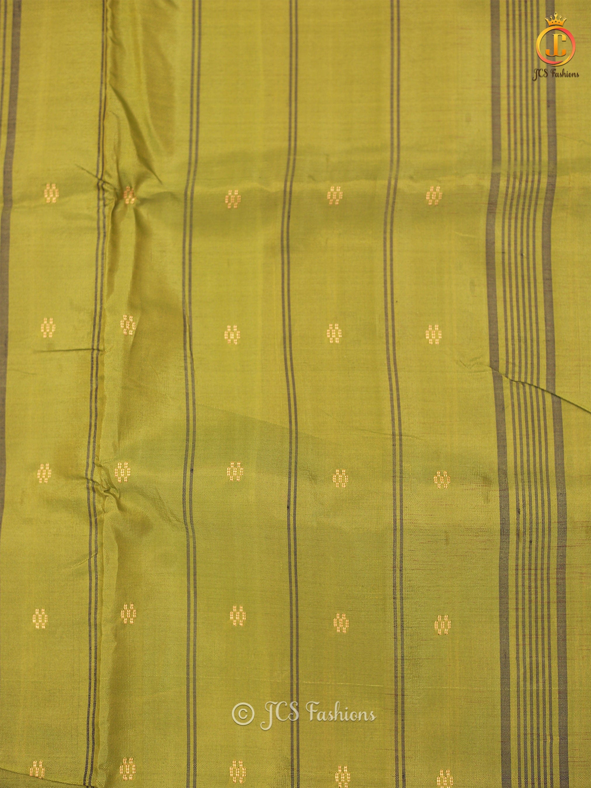 Hand Woven Elegant Traditional Design VAALAI Pattu/Banana Pith Saree SAREE JCS Fashions