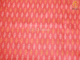 Satin Saree with Pitchwai And Kalamkari Design, Fully stitched blouse