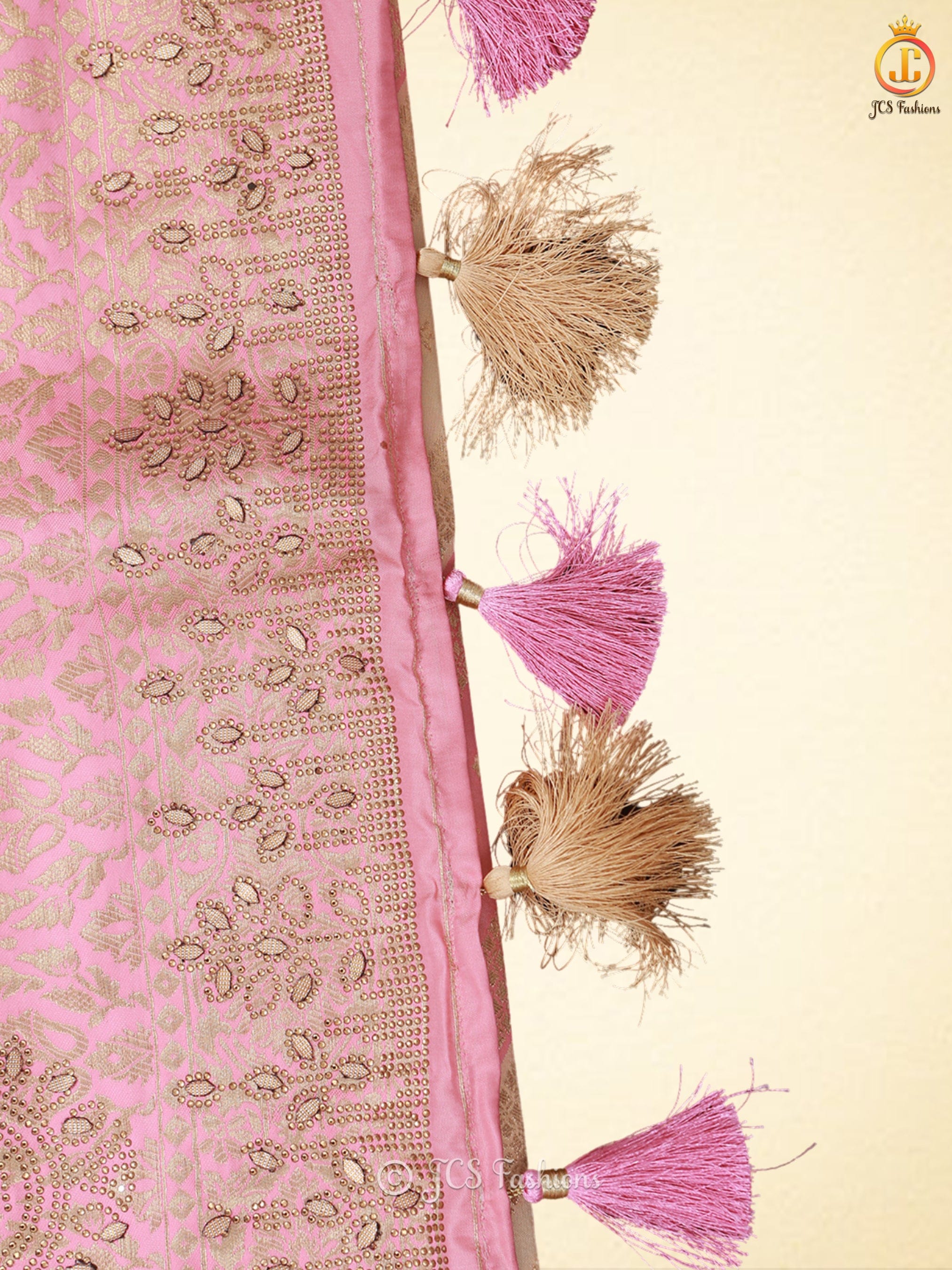 Banarasi Weaves Pure Silk Exclusive Saree With Contrast Blouse SAREE JCS Fashions