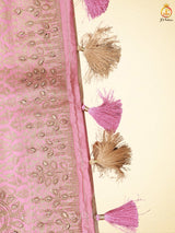 Banarasi Weaves Pure Silk Exclusive Saree With Contrast Blouse