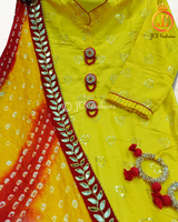 Indian Fashion Kurti, Muslin Silk Fabric Beautiful Butti Ghatchola