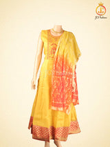 Premium Long A-line Gown with Stones and beads work