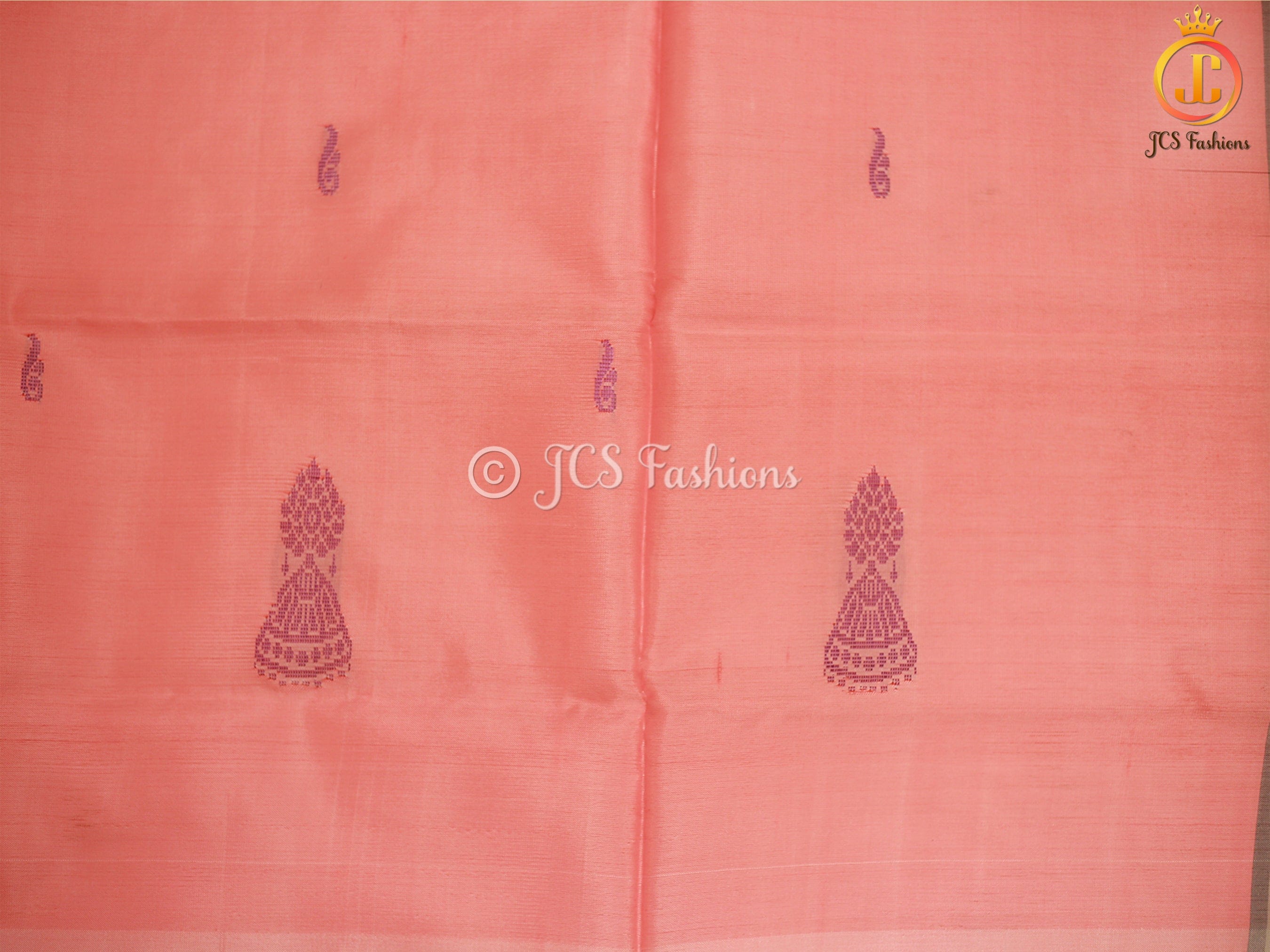Handwoven Traditional VAALAI Pattu/Banana pith Saree For Women SAREE JCS Fashions