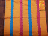 Ilkal Saree - Brown Mercerized Soft Cotton Silk Saree With Running Blouse, Gift Saree