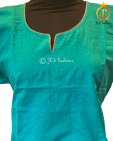 Beautiful Dual tone Silk Cotton Short Kurti