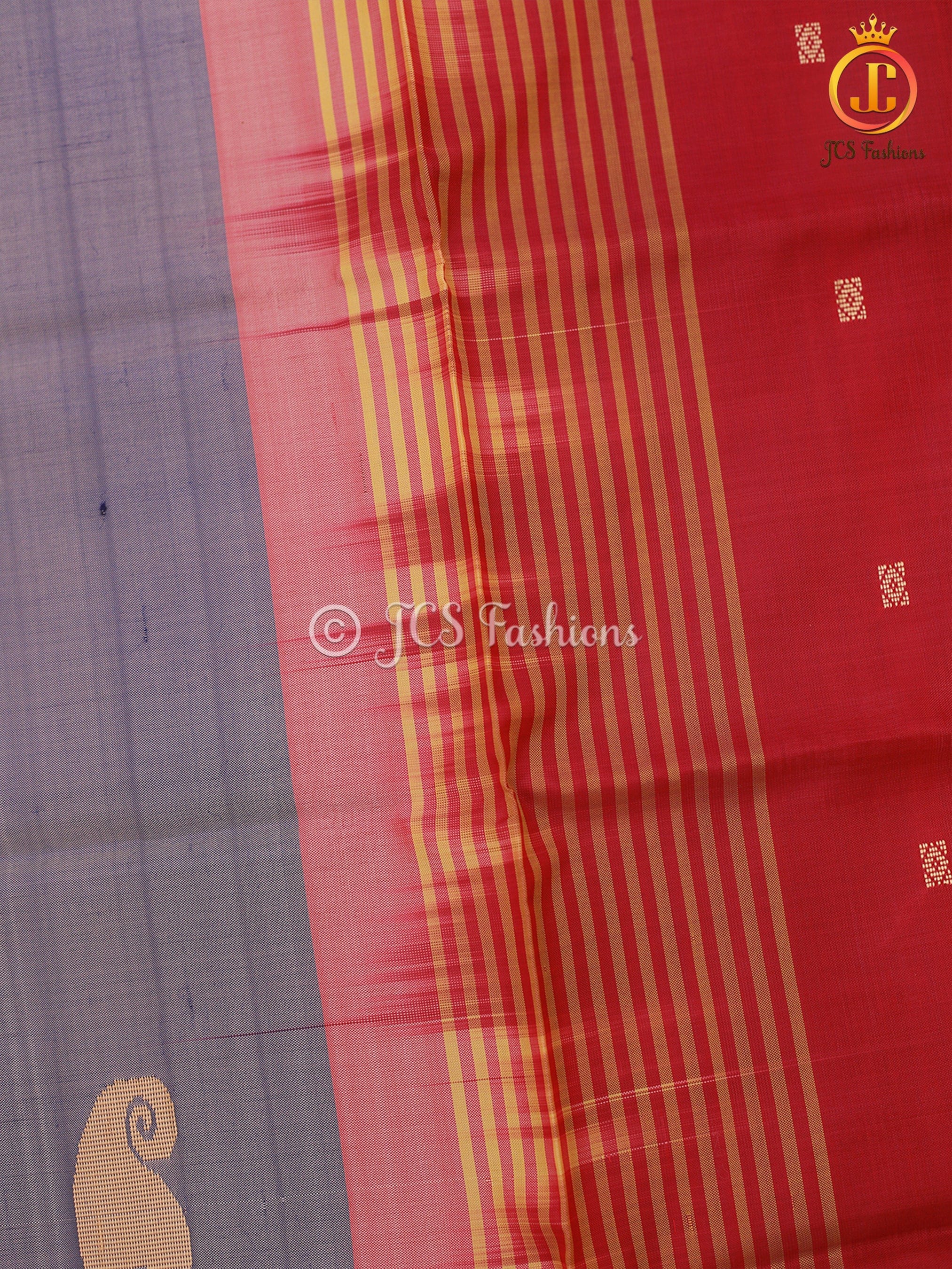 Hand Woven Vibrant And Mild Colour VAALAI Pattu Sarees SAREE JCS Fashions