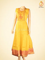 Premium Long A-line Gown with Stones and beads work