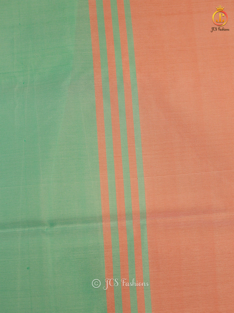 Indian Traditional VAALAI Pattu/Banana Pith Saree With Contrast Pallu