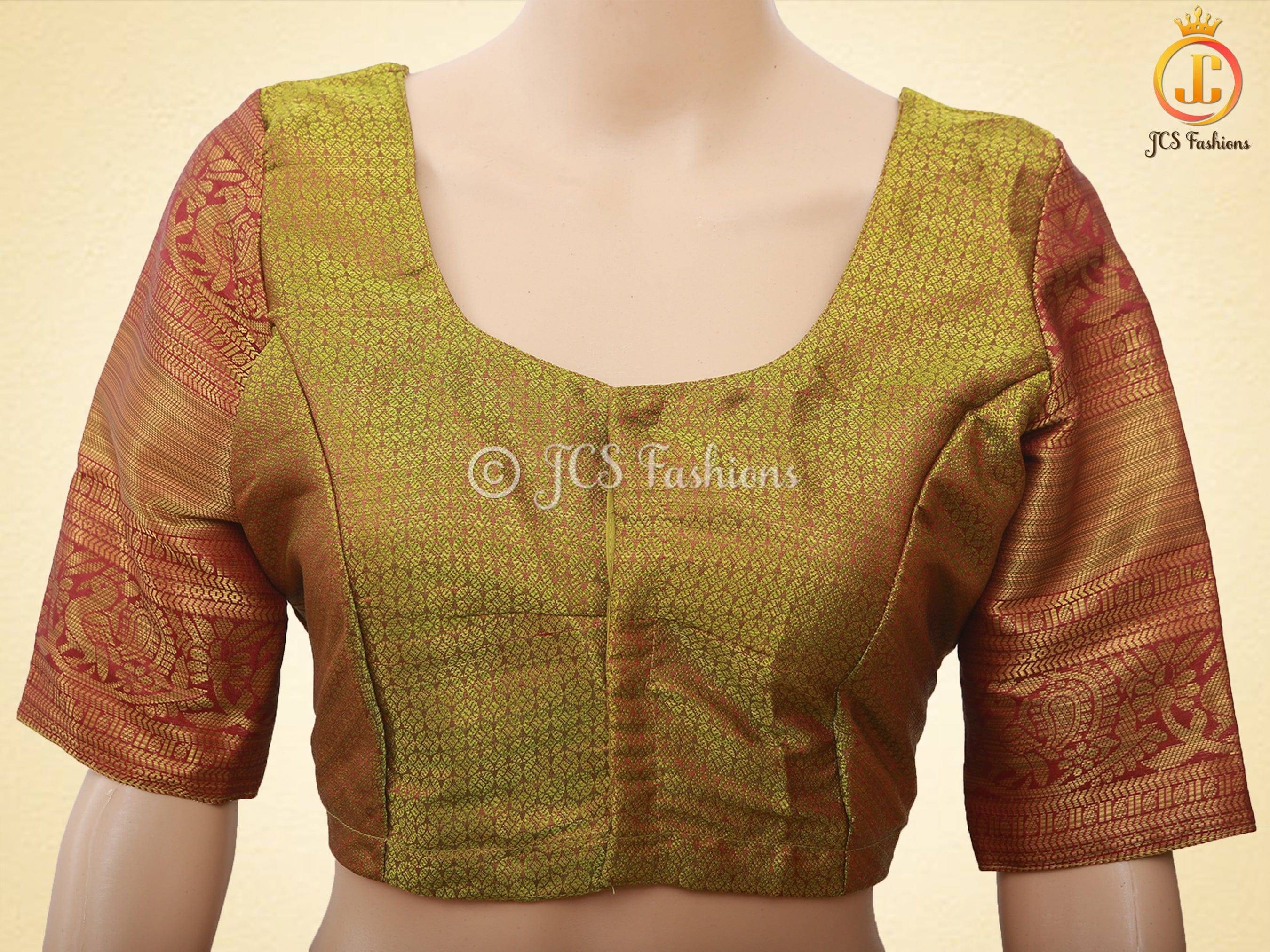 Peacock Design Traditional Kalamkari Saree With Blouse SAREE JCS Fashions