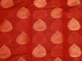 Graceful Soft Silk Cotton Saree With Brocade Blouse
