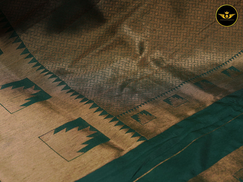 EXCLUSIVE SUPER QUALITY BANARASI SILK SAREE WITH CONTRAST BLOUSE