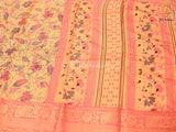 Kalamkari Soft Silk Allover Kalamkari Design Saree With Blouse