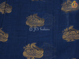 Indian Traditional Silk Cotton Saree with stitched blouse For women