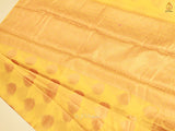 Elegant Indian Traditional Soft Silk Cotton Saree With Brocade Blouse