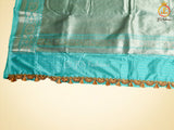 Pure Banarasi Silk Saree With Fully stitched blouse