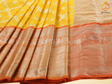 Yellow Color Soft Silk Traditional Saree With Fully stitched Blouse