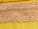 Yellow Color Soft Silk Traditional Saree With Fully stitched Blouse
