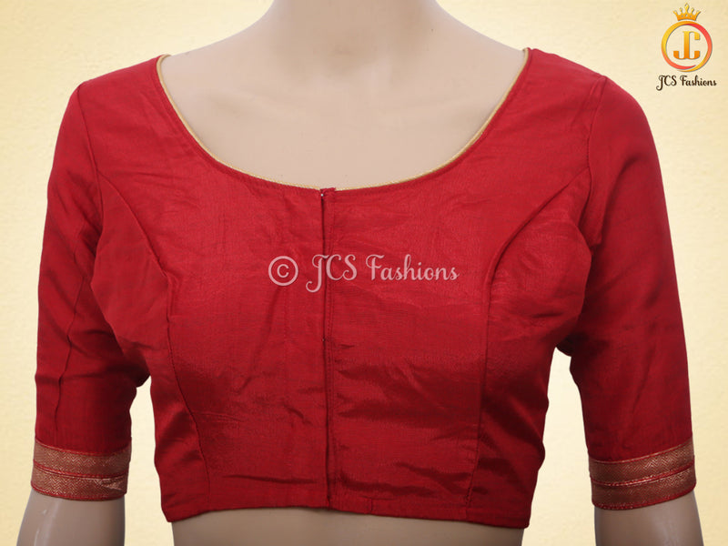 Allover Motifs Patterned Premium Benarasi Pattu Saree With Blouse