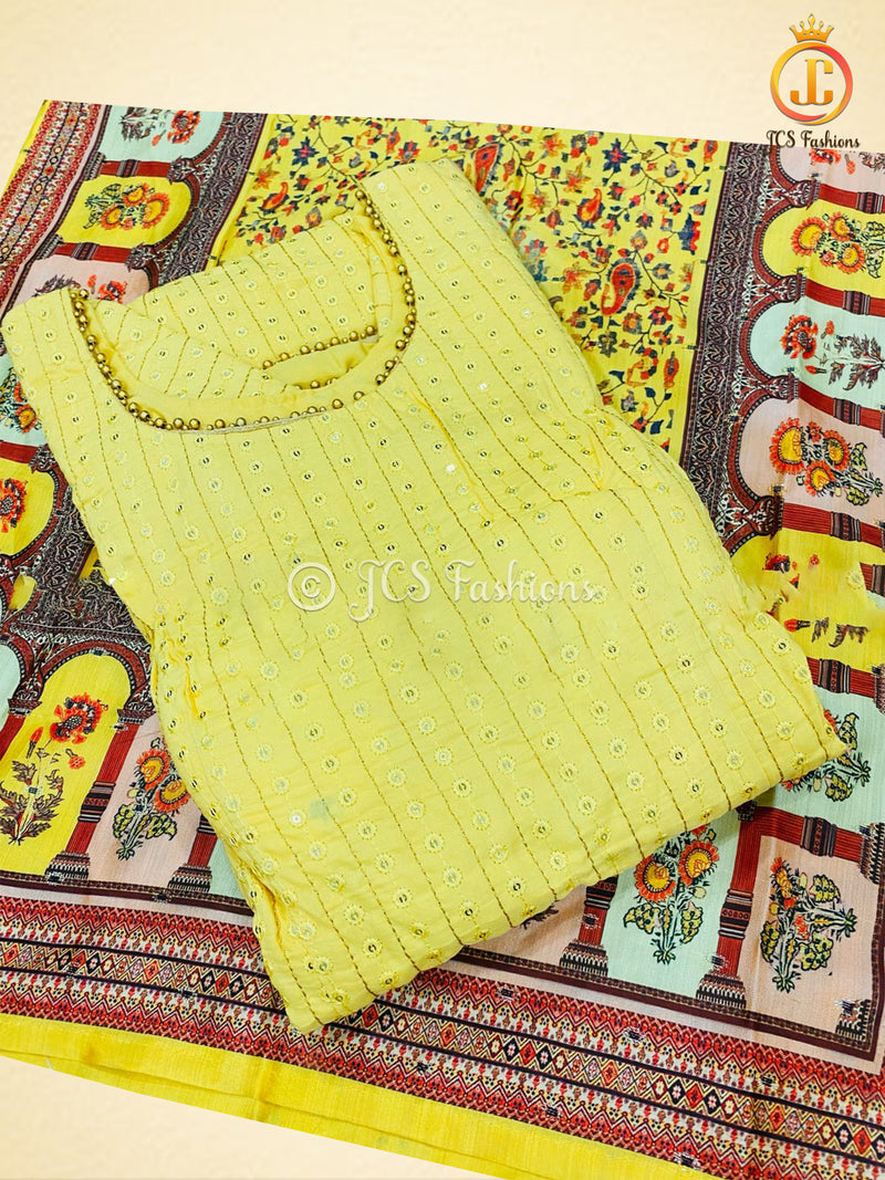 Rich Pastel Color Anarkali Gown With Banarasi Silk Dupatta
