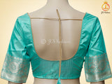 Pure Banarasi Silk Saree With Fully stitched blouse