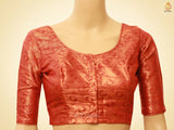 Graceful Soft Silk Cotton Saree With Brocade Blouse