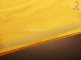 Pure Mysore Silk Saree in Stunning Yellow