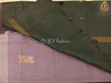 Traditional Designed VAALAI Pattu/Banana pith Saree With Contrast Pallu