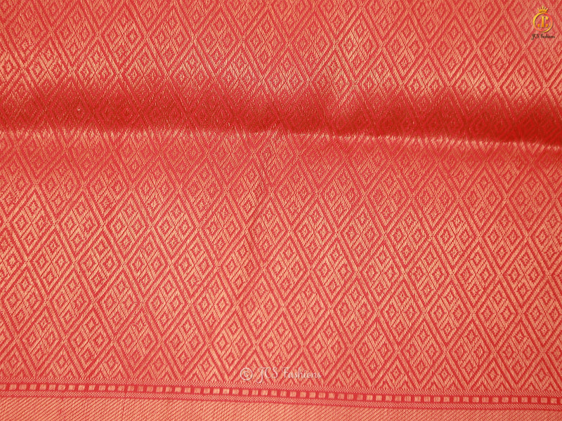 Soft Silk Saree with Copper Zari Weaves And Blouse