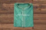Indian Men's Silk Cotton Long Sleeves Kurta Pajamas for Men's Dressing Gift