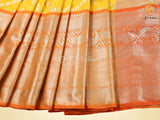 Yellow Color Soft Silk Traditional Saree With Fully stitched Blouse