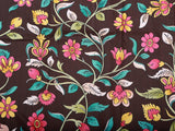 Kalamkari And Floral Design Saree With ready to wear Blouse
